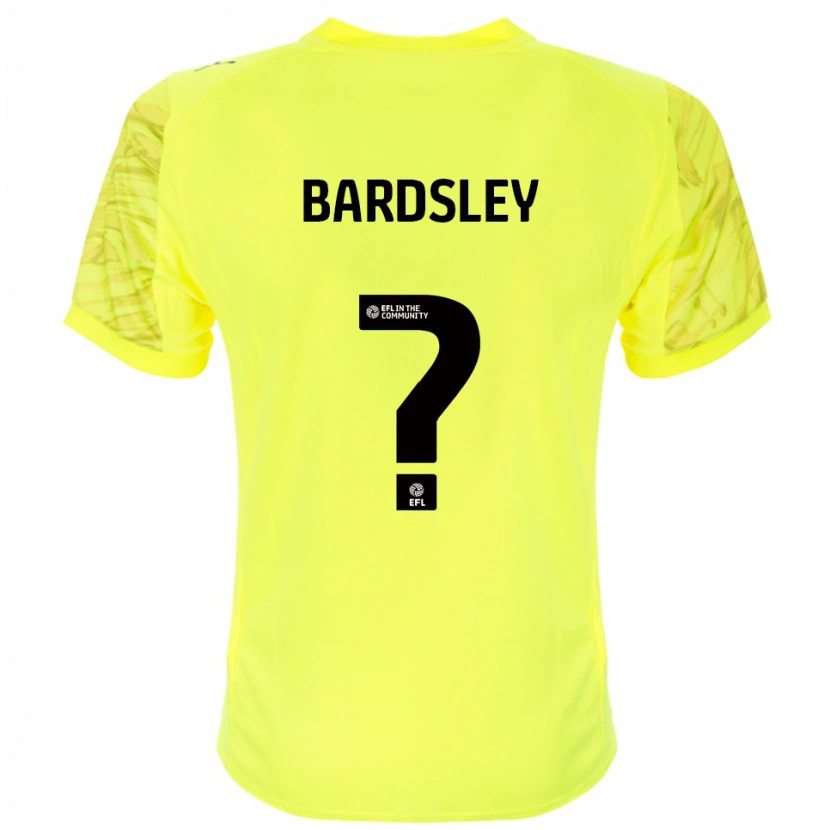 Danxen Kvinder Harvey Bardsley #0 Gul Sort Målmandstrøje 2025/26 Trøje T-shirt