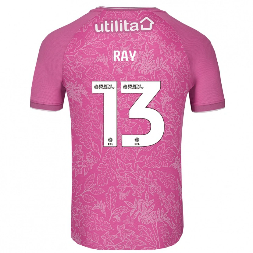 Danxen Kvinder Celine Ray #13 Pink Sort Målmandstrøje 2025/26 Trøje T-shirt