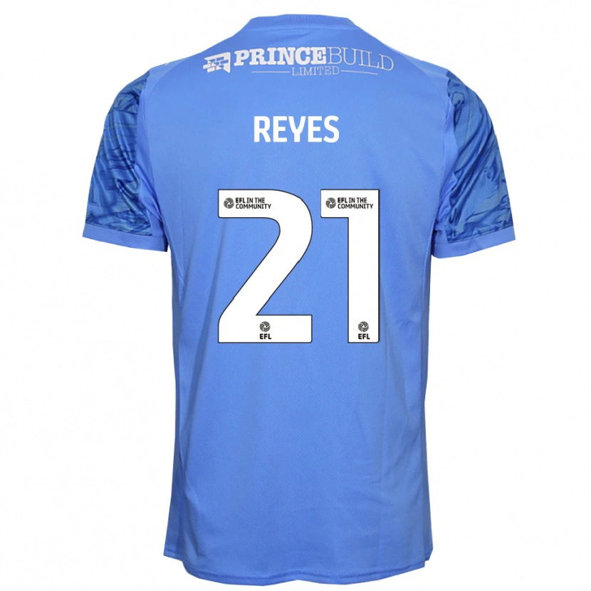 Danxen Kvinder Vicente Reyes #21 Dodger Blå Målmandstrøje 2025/26 Trøje T-shirt