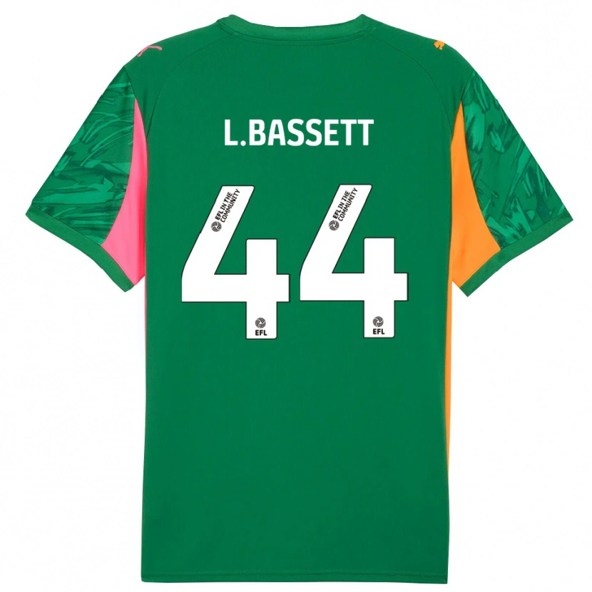 Danxen Kvinder Louis Bassett #44 Grøn Orange Pink Målmandstrøje 2025/26 Trøje T-shirt