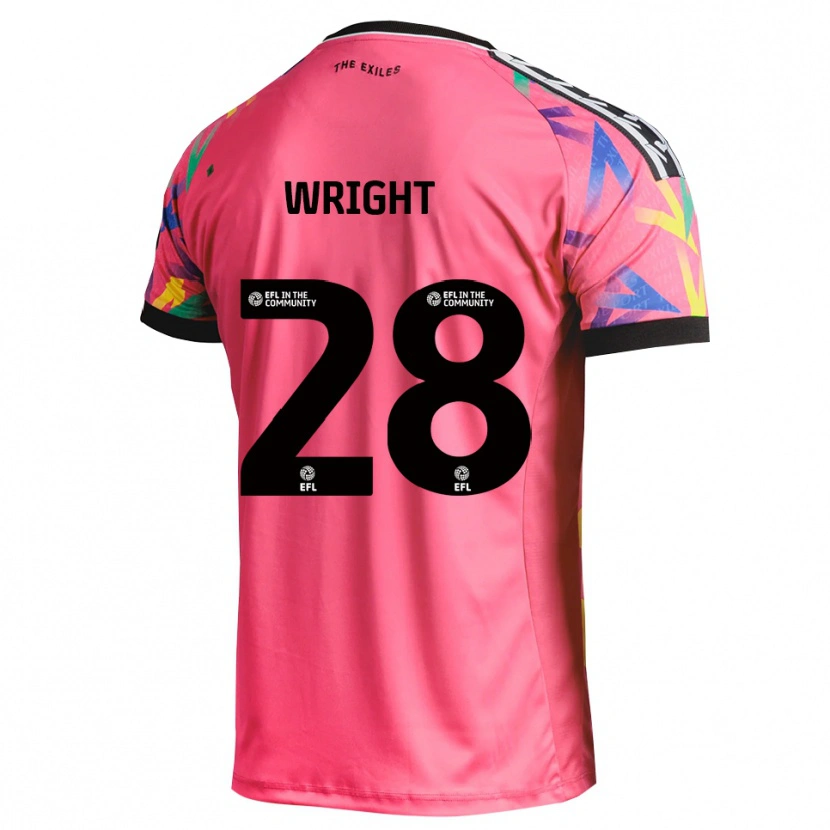Danxen Kvinder Jordan Wright #28 Magenta Målmandstrøje 2025/26 Trøje T-shirt