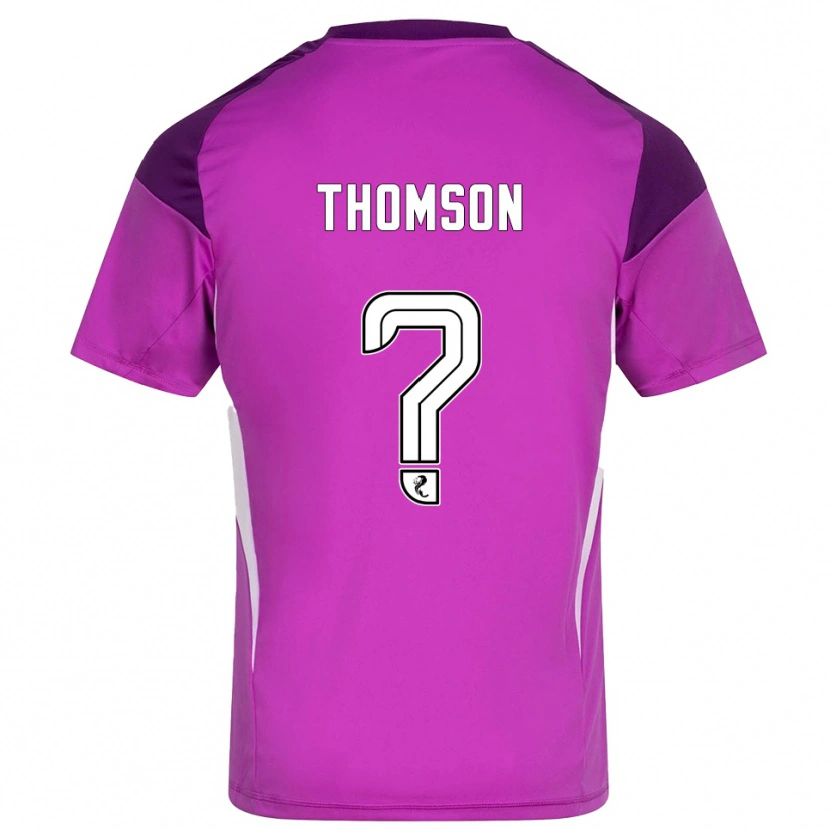 Danxen Kvinder Ethan Thomson #0 Lilla Magenta Målmandstrøje 2025/26 Trøje T-shirt