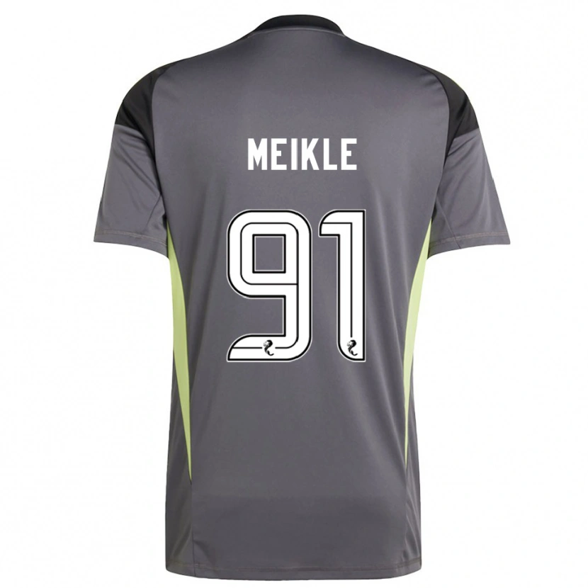 Danxen Kvinder Jamie Meikle #91 Grå Hvid Målmandstrøje 2025/26 Trøje T-shirt