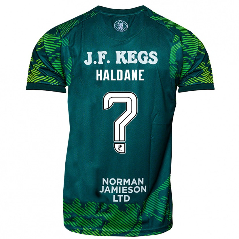 Danxen Kvinder Lewis Haldane #0 Grøn Hvid Målmandstrøje 2025/26 Trøje T-shirt