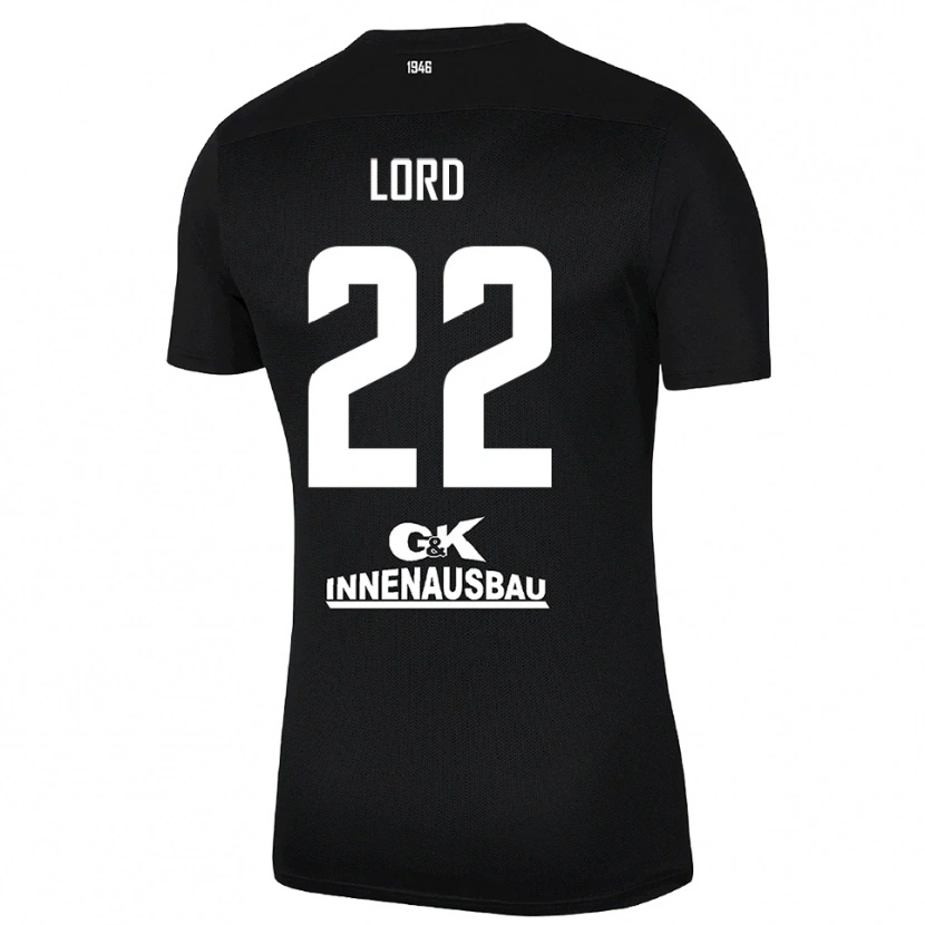 Danxen Kvinder Louis Lord #22 Sort Hvid Målmandstrøje 2025/26 Trøje T-shirt