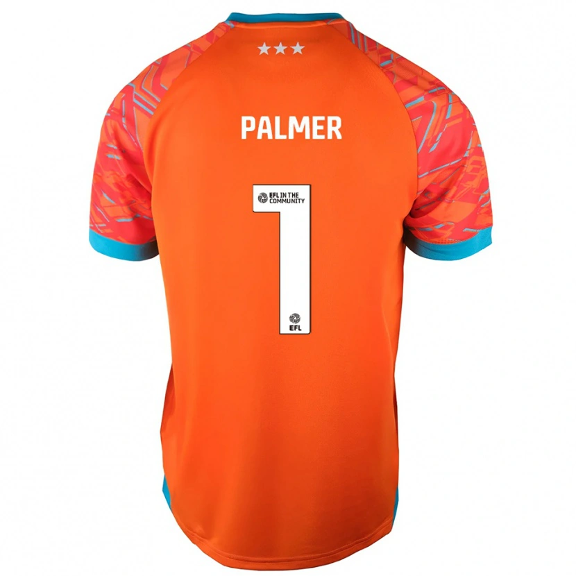 Danxen Kvinder Alex Palmer #1 Orange Hvid Målmandstrøje 2025/26 Trøje T-shirt