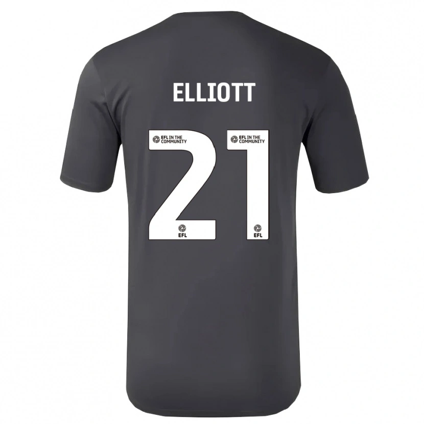 Danxen Kvinder Felix Elliott #21 Sort Hvid Målmandstrøje 2025/26 Trøje T-shirt