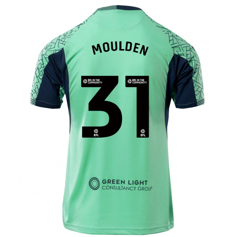 Danxen Kvinder Louie Moulden #31 Aqua Sort Målmandstrøje 2025/26 Trøje T-shirt