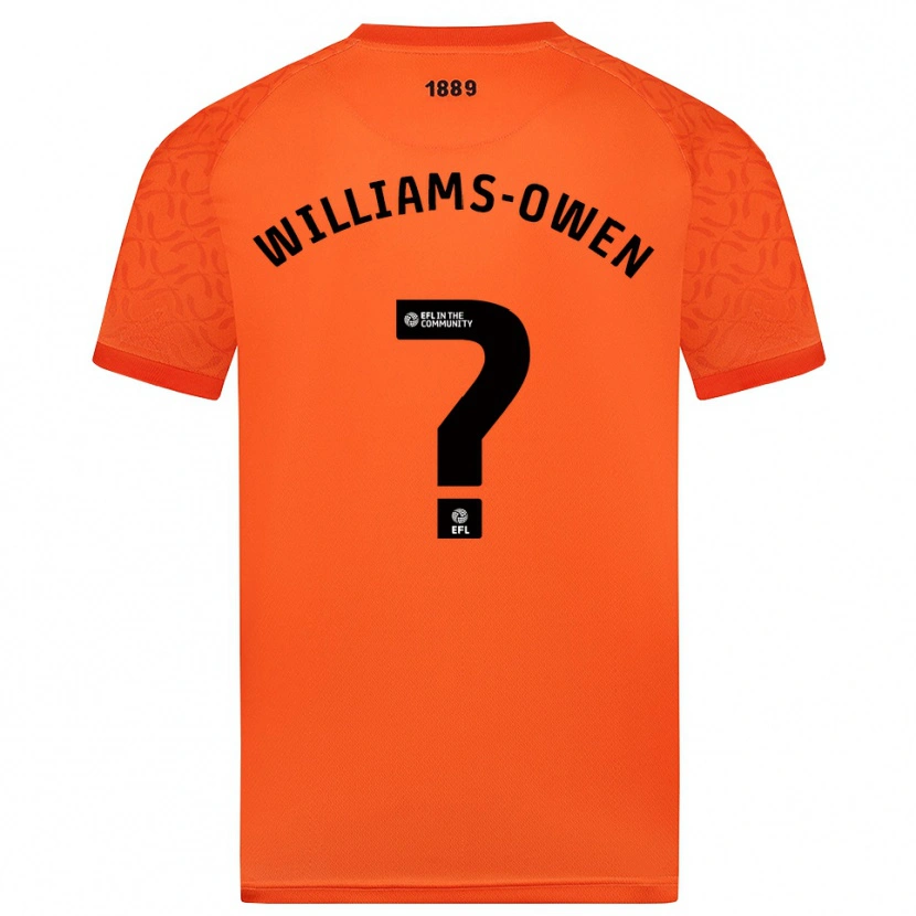 Danxen Kvinder Brooke Williams-Owen #0 Orange Sort Målmandstrøje 2025/26 Trøje T-shirt