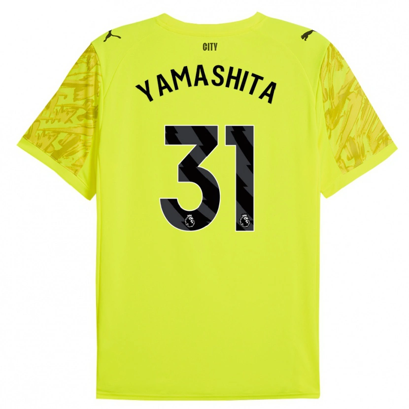 Danxen Kvinder Ayaka Yamashita #31 Gul Orange Sort Målmandstrøje 2025/26 Trøje T-shirt