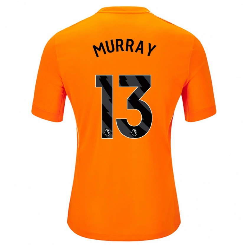 Danxen Kvinder Jake Murray #13 Orange Sort Målmandstrøje 2025/26 Trøje T-shirt