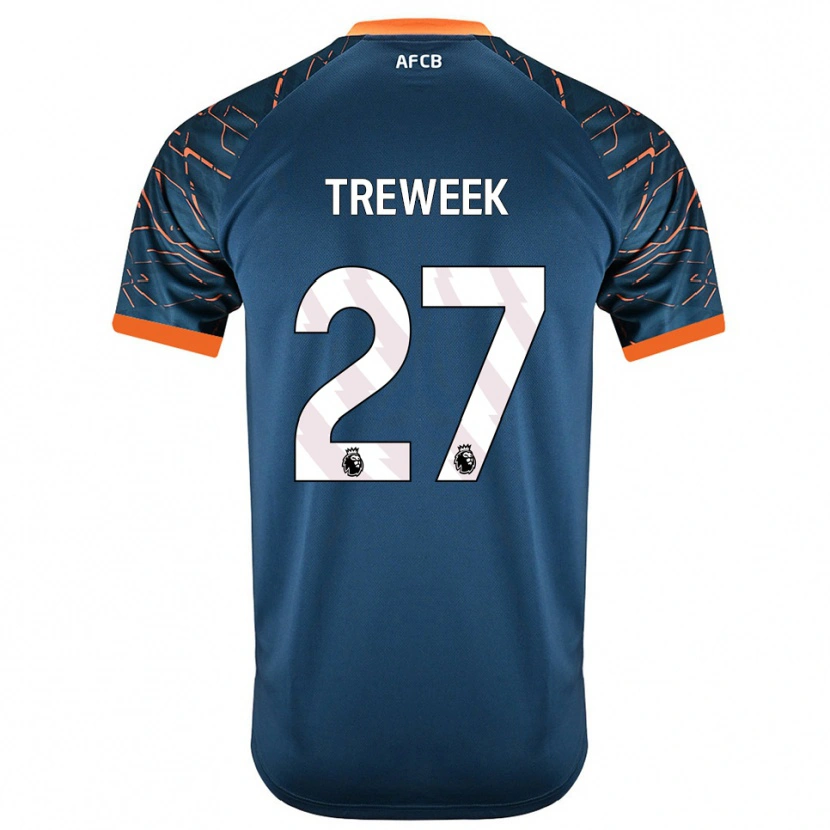 Danxen Kvinder Amber Treweek #27 Mørk Skiferblå Målmandstrøje 2025/26 Trøje T-shirt