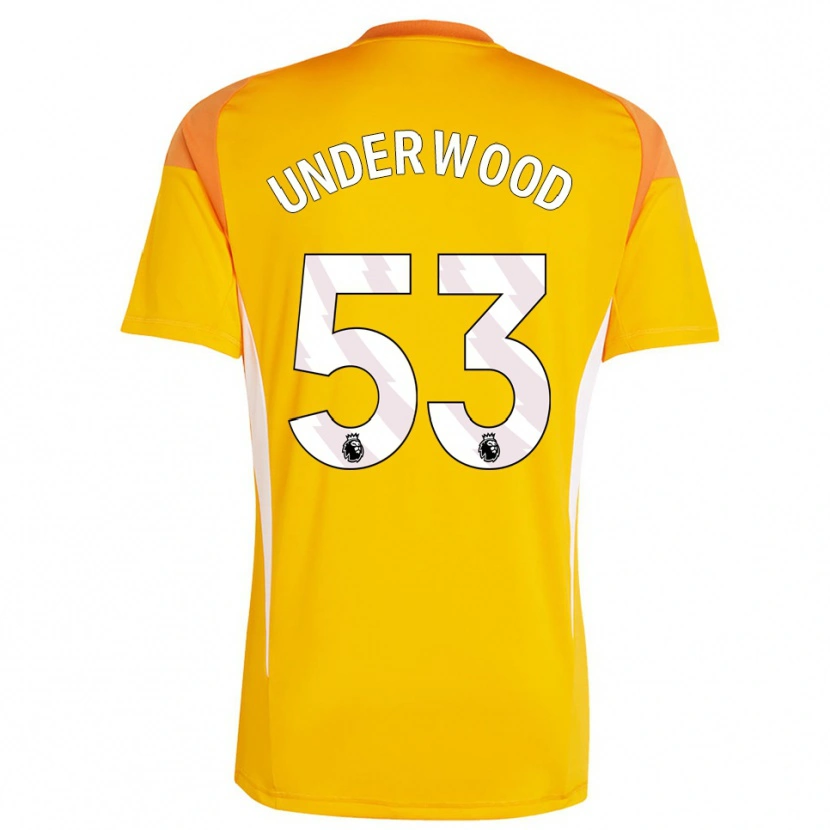 Danxen Kvinder Marco Underwood #53 Orange Hvid Målmandstrøje 2025/26 Trøje T-shirt