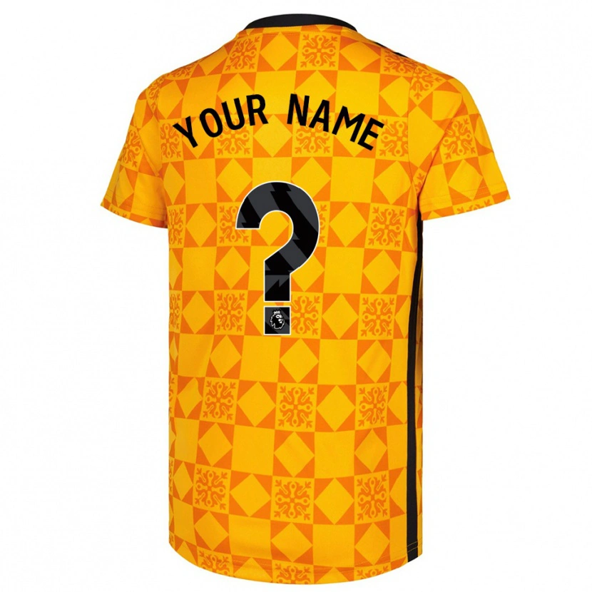 Danxen Kvinder Sunderland AFC Gul Sort Målmandstrøje 2025/26 Trøje T-shirt