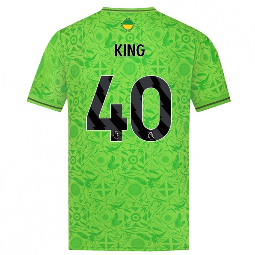 Danxen Kvinder Tom King #40 Grøn Sort Målmandstrøje 2025/26 Trøje T-shirt