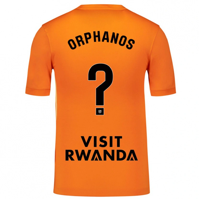 Danxen Kvinder Stamatis Orphanos #0 Orange Sort Målmandstrøje 2025/26 Trøje T-shirt
