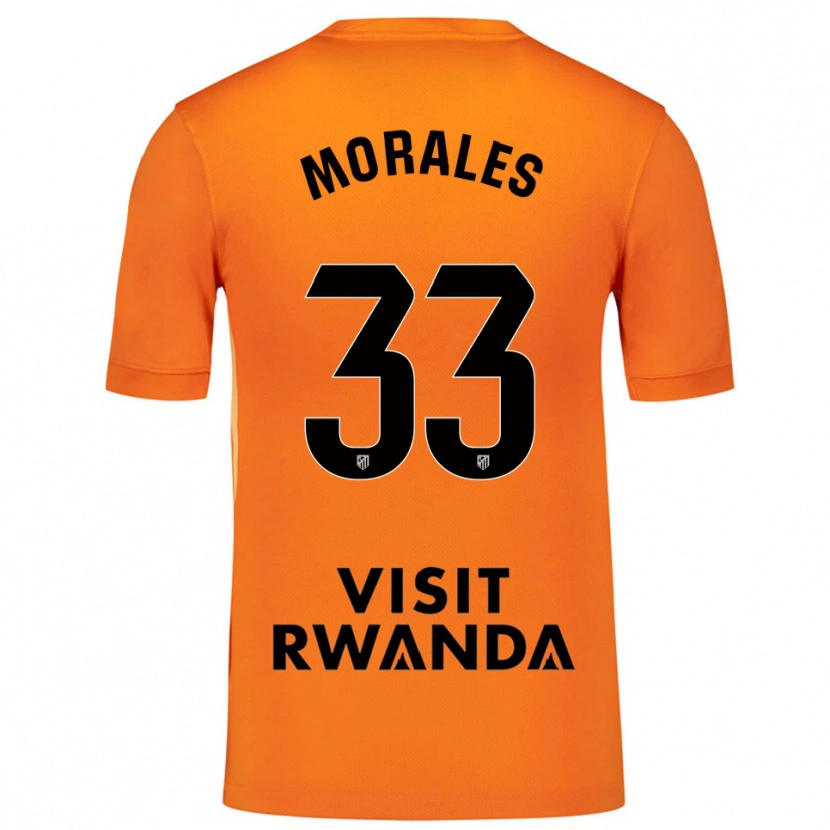 Danxen Kvinder Luismi Morales #33 Orange Sort Målmandstrøje 2025/26 Trøje T-shirt