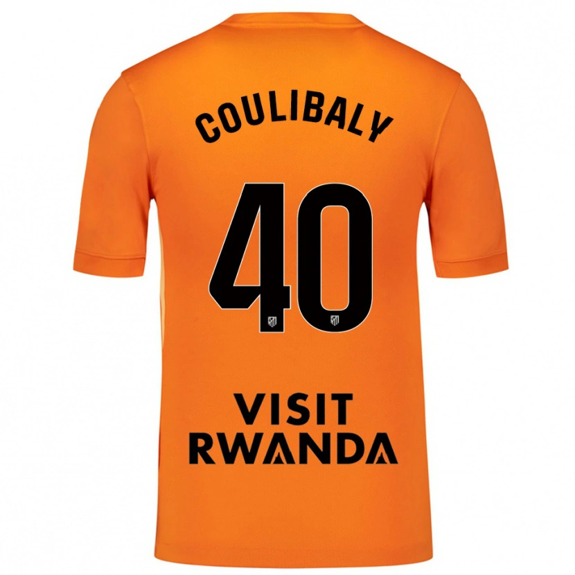 Danxen Kvinder Izan Coulibaly #40 Orange Sort Målmandstrøje 2025/26 Trøje T-shirt