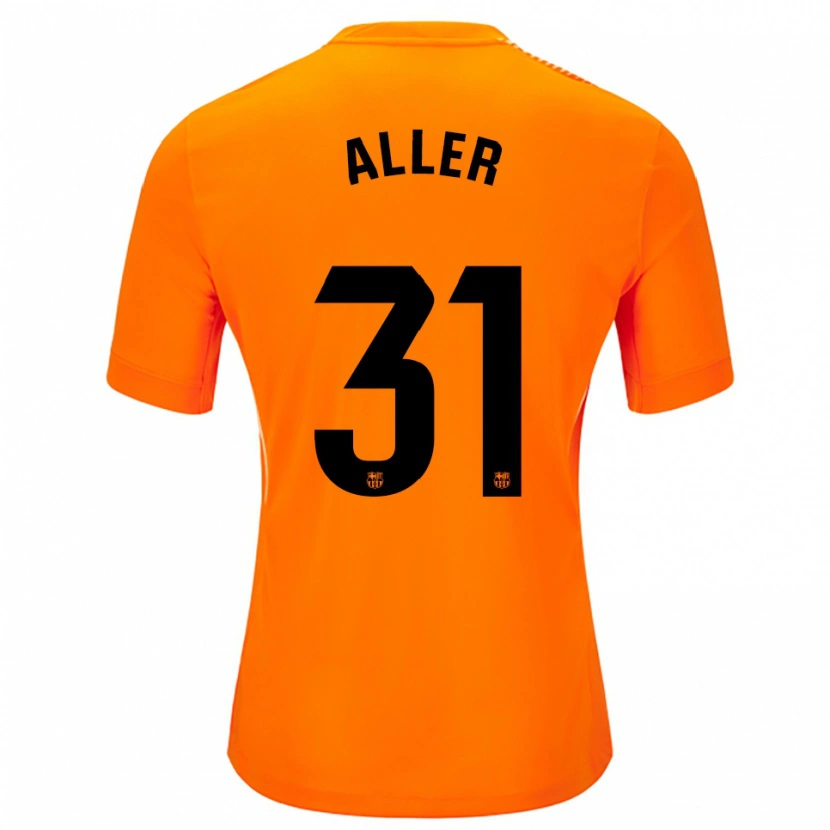 Danxen Kvinder Eder Aller #31 Orange Sort Målmandstrøje 2025/26 Trøje T-shirt