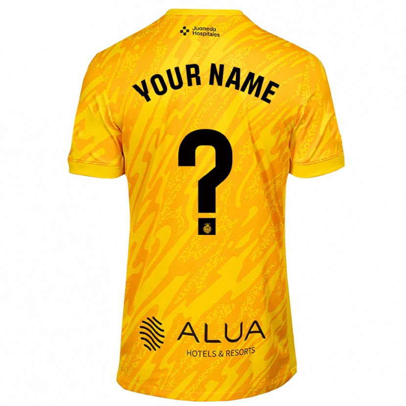 Danxen Kvinder RCD Mallorca Orange Sort Målmandstrøje 2025/26 Trøje T-shirt