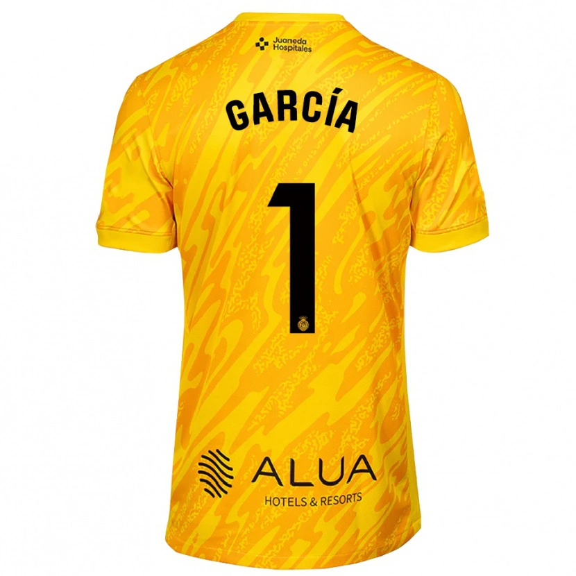 Danxen Kvinder Pere García #1 Orange Sort Målmandstrøje 2025/26 Trøje T-shirt