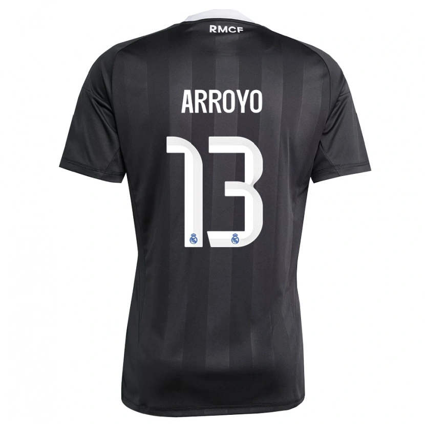 Danxen Kvinder Diego Arroyo #13 Sort Hvid Målmandstrøje 2025/26 Trøje T-shirt