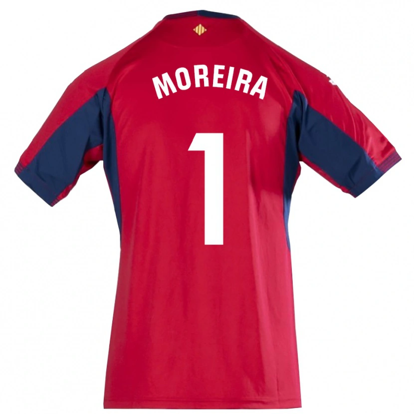 Danxen Kvinder Yago Moreira #1 Kongeblå Rød Målmandstrøje 2025/26 Trøje T-shirt