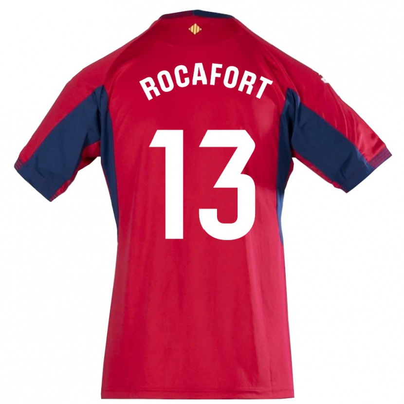 Danxen Kvinder Rodrigo Rocafort #13 Kongeblå Rød Målmandstrøje 2025/26 Trøje T-shirt