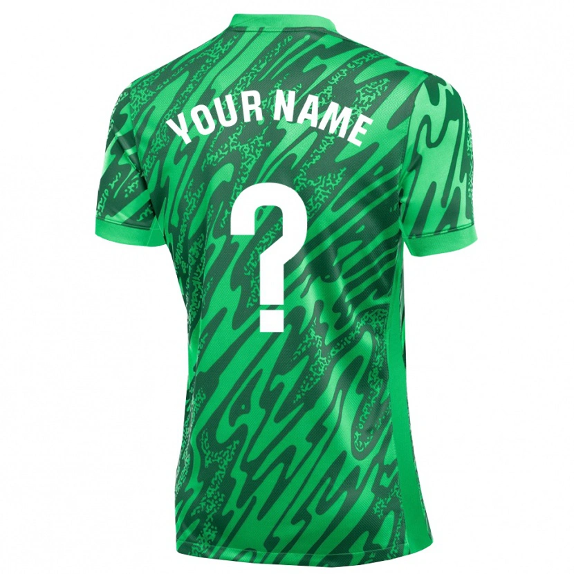 Danxen Kvinder Elche CF Mørkegrøn Hvid Målmandstrøje 2025/26 Trøje T-shirt