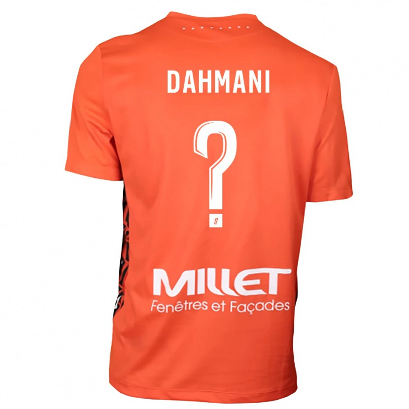 Danxen Kvinder Waël Dahmani #0 Orange Hvid Målmandstrøje 2025/26 Trøje T-shirt
