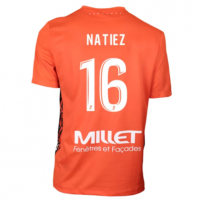 Danxen Kvinder Stanislas Natiez #16 Orange Hvid Målmandstrøje 2025/26 Trøje T-shirt