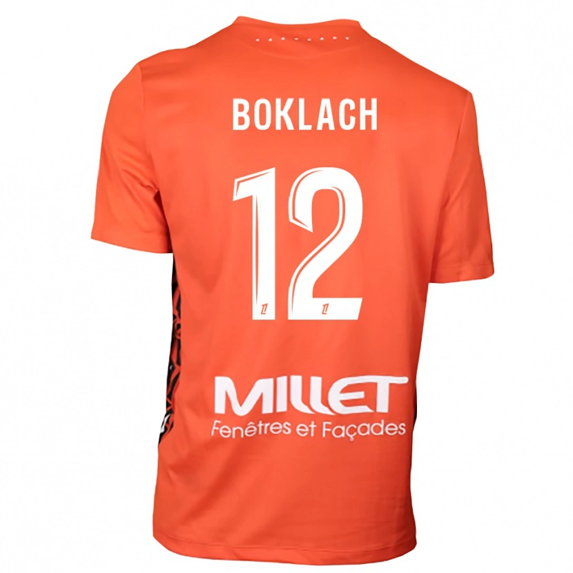 Danxen Kvinder Kateryna Boklach #12 Orange Hvid Målmandstrøje 2025/26 Trøje T-shirt
