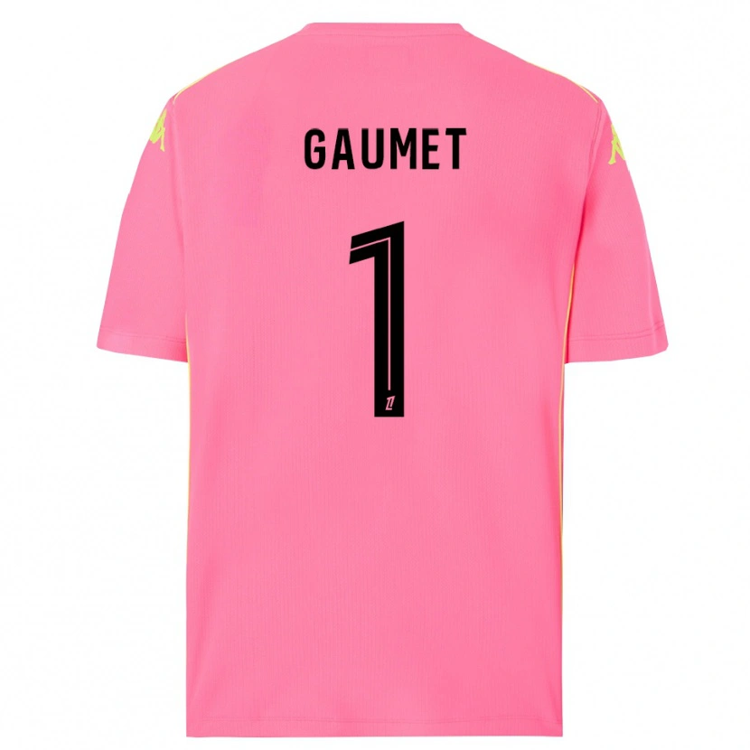 Danxen Kvinder Noa Gaumet #1 Hot Pink Sort Målmandstrøje 2025/26 Trøje T-shirt