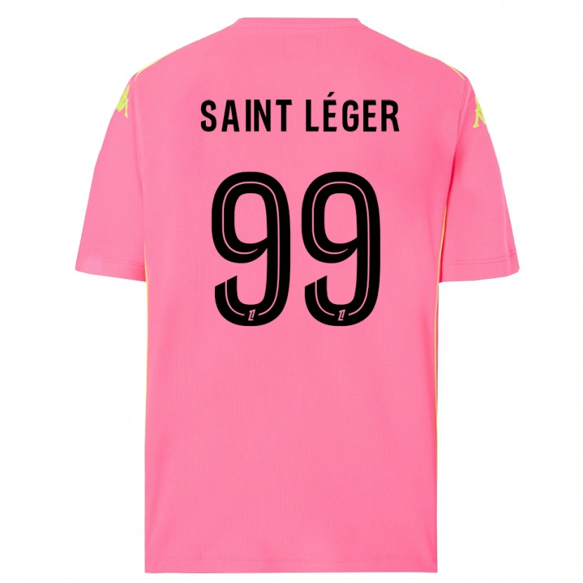 Danxen Kvinder Maureen Saint Léger #99 Hot Pink Sort Målmandstrøje 2025/26 Trøje T-shirt