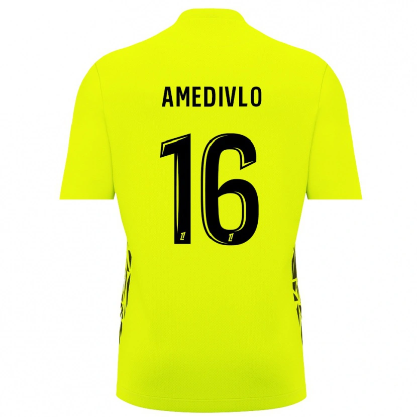 Danxen Kvinder Rayann Amedivlo #16 Fluorescerende Grøn Målmandstrøje 2025/26 Trøje T-shirt