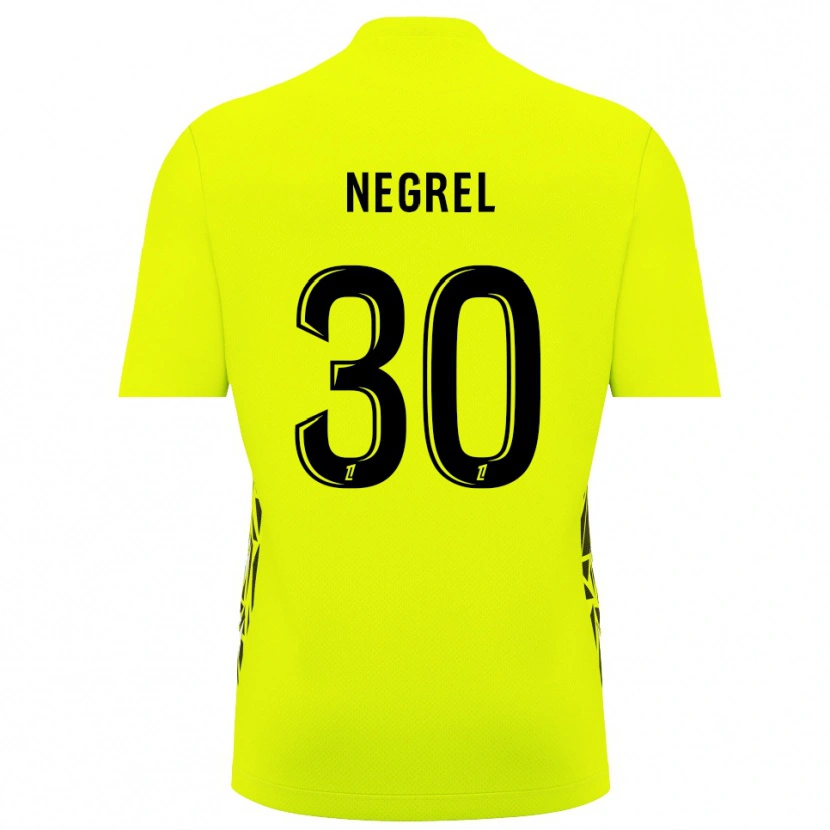 Danxen Kvinder Tom Negrel #30 Fluorescerende Grøn Målmandstrøje 2025/26 Trøje T-shirt