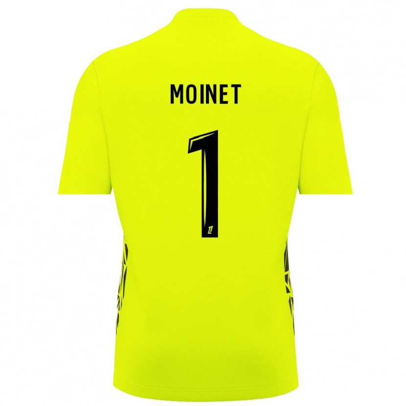 Danxen Kvinder Victor Moinet #1 Fluorescerende Grøn Målmandstrøje 2025/26 Trøje T-shirt