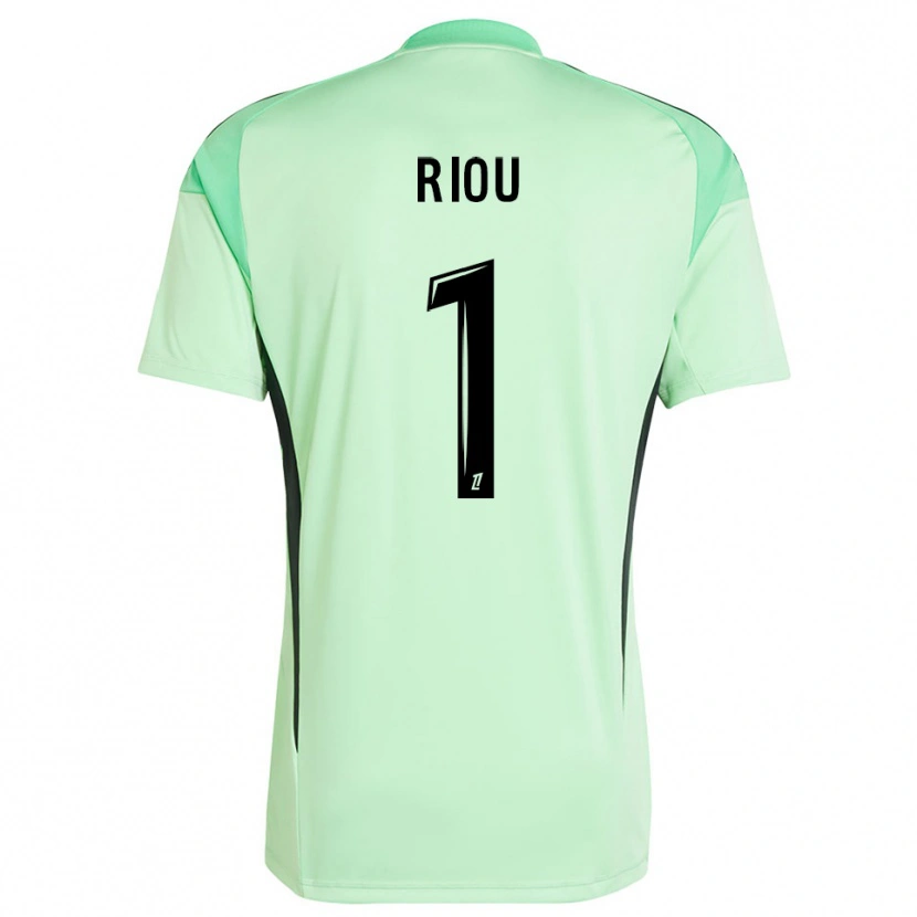 Danxen Kvinder Rémy Riou #1 Lys Grøn Sort Målmandstrøje 2025/26 Trøje T-shirt