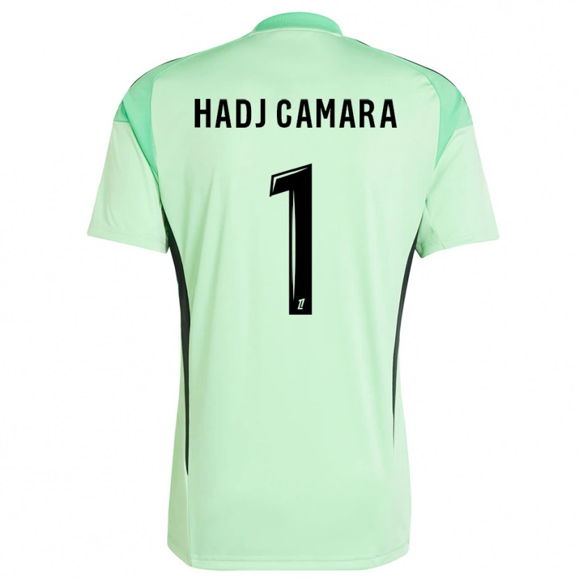 Danxen Kvinder El Hadj Camara #1 Lys Grøn Sort Målmandstrøje 2025/26 Trøje T-shirt