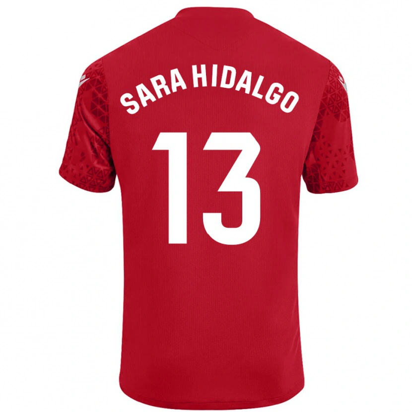 Danxen Kvinder Sara Hidalgo Merino #13 Rød Hvid Målmandstrøje 2025/26 Trøje T-shirt