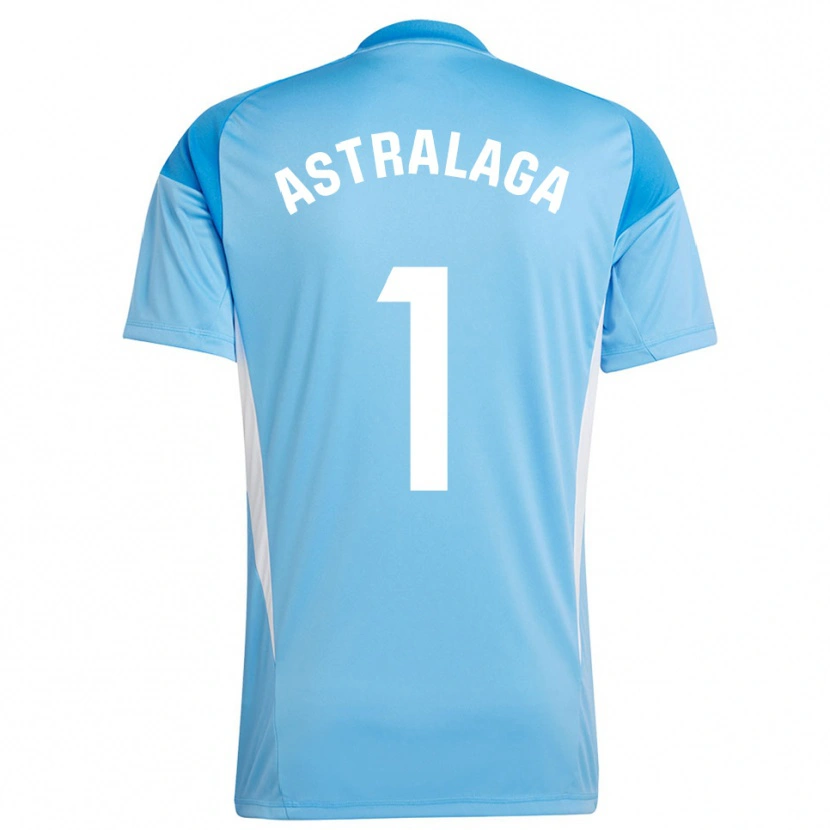 Danxen Kvinder Ander Astralaga #1 Himmelblå Hvid Målmandstrøje 2025/26 Trøje T-shirt