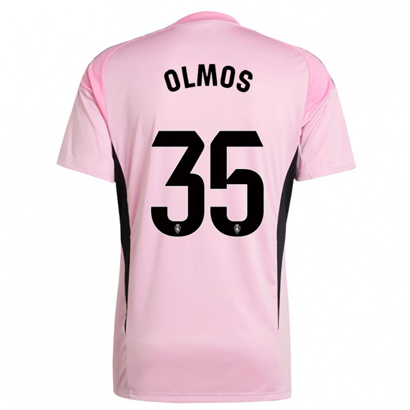 Danxen Kvinder Lucas Olmos #35 Lys Pink Sort Målmandstrøje 2025/26 Trøje T-shirt