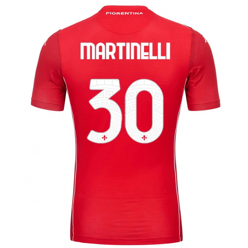 Danxen Kvinder Tommaso Martinelli #30 Rød Hvid Målmandstrøje 2025/26 Trøje T-shirt