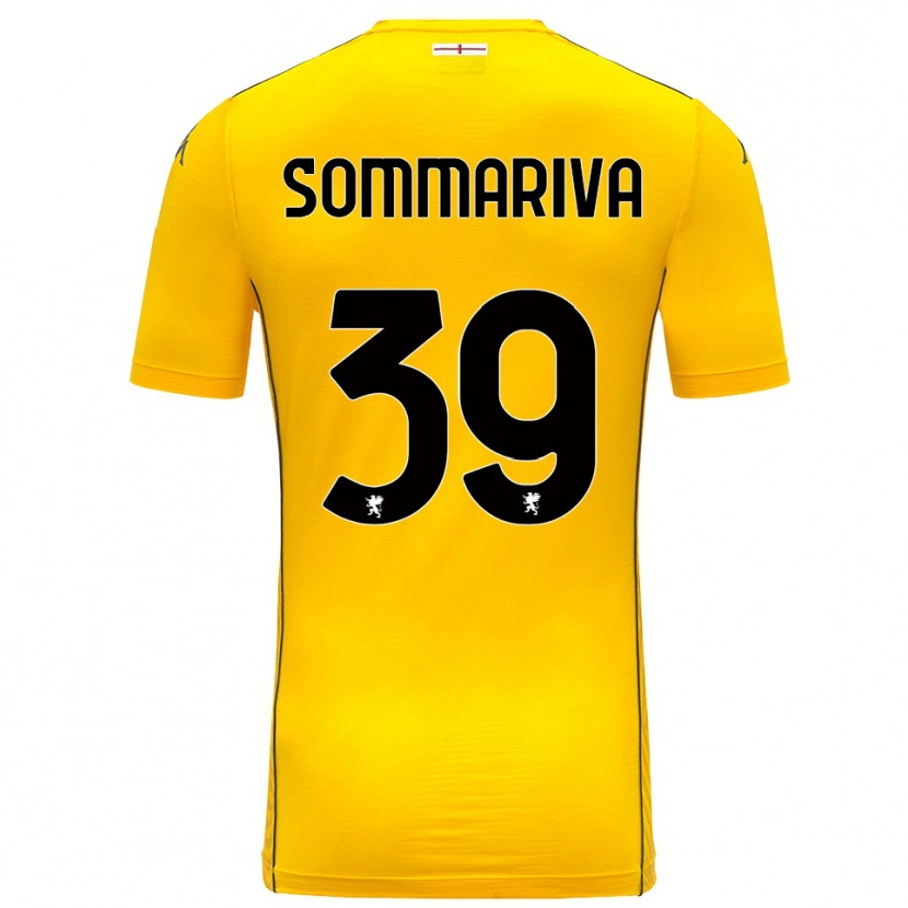 Danxen Kvinder Daniele Sommariva #39 Mørk Gul Sort Målmandstrøje 2025/26 Trøje T-shirt