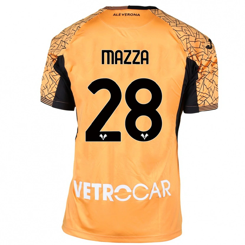 Danxen Kvinder Vittoria Karol Mazza #28 Orange Sort Hvid Målmandstrøje 2025/26 Trøje T-shirt