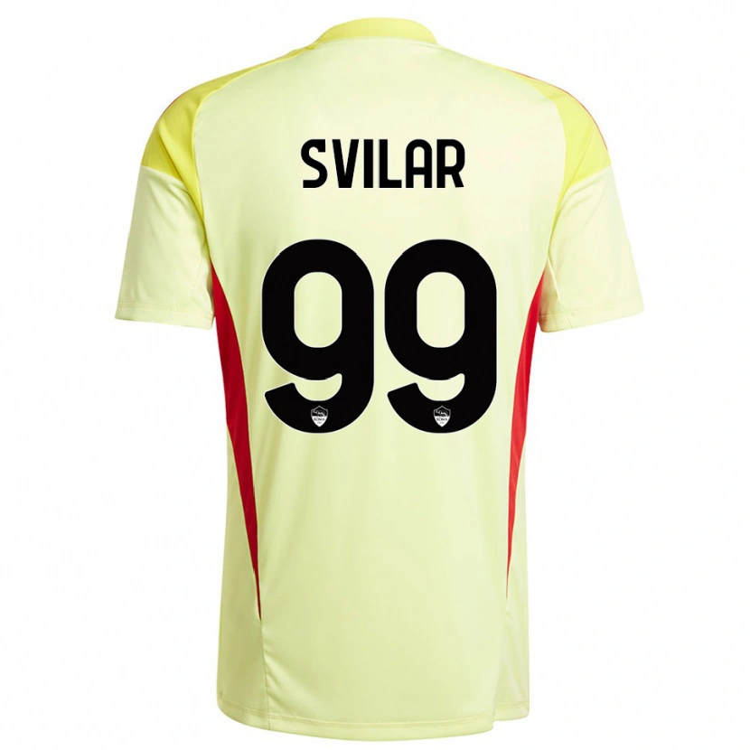 Danxen Kvinder Mile Svilar #99 Lysegul Orange Målmandstrøje 2025/26 Trøje T-shirt