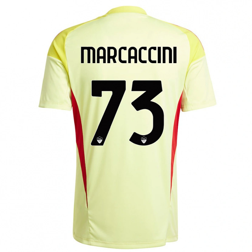 Danxen Kvinder Alessio Marcaccini #73 Lysegul Orange Målmandstrøje 2025/26 Trøje T-shirt