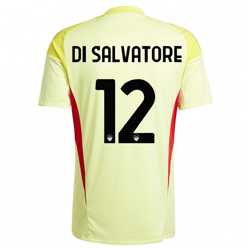 Danxen Kvinder Diego Di Salvatore #12 Lysegul Orange Målmandstrøje 2025/26 Trøje T-shirt
