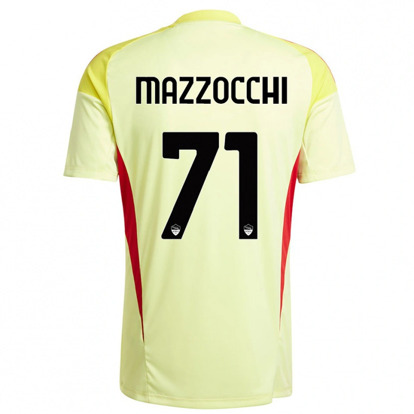 Danxen Kvinder Giulia Mazzocchi #71 Lysegul Orange Målmandstrøje 2025/26 Trøje T-shirt