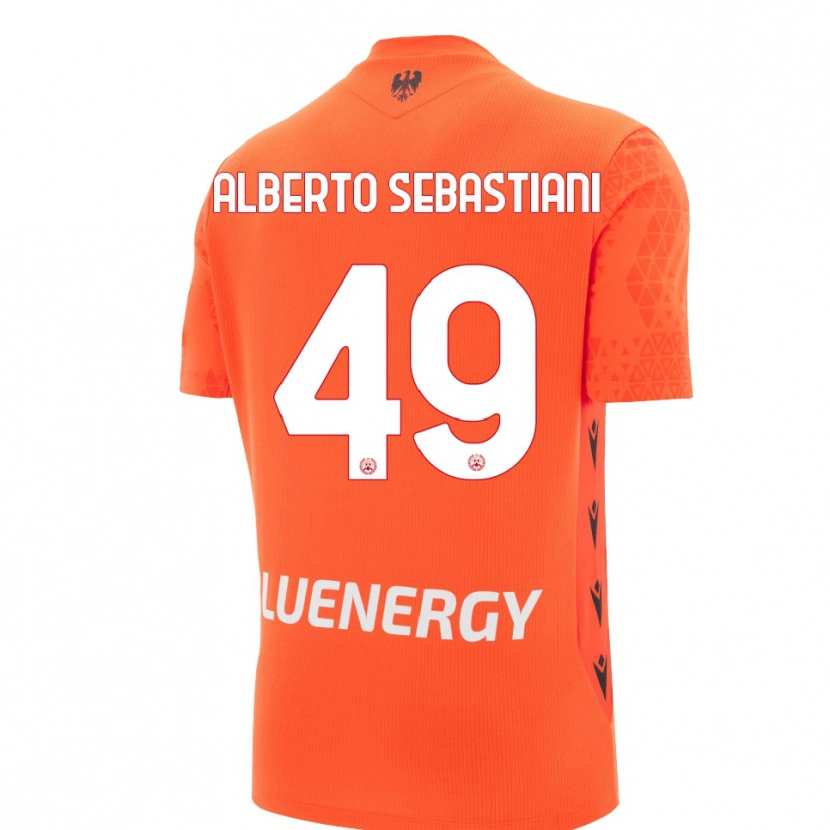 Danxen Kvinder José Alberto Sebastiani #49 Orange Rød Sort Målmandstrøje 2025/26 Trøje T-shirt